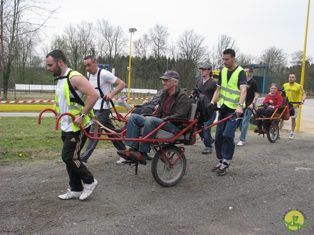 randonnée sportive avec joëlettes, Eghezée, 2014